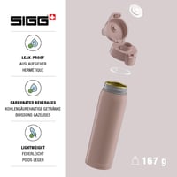 Hliníková fľaša na vodu SIGG WMB Pathfinder Dusk – na sýtené nápoje, nepriepustná, bez BPA, ľahká – 0,75 l 3