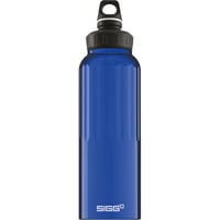 Hliníková fľaša Sigg WMB Traveller 1,5 l – tmavomodrá, na sýtené nápoje, nepriepustná, bez BPA, ľahká športová fľaša 1