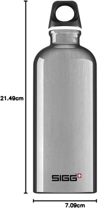 SIGG Traveller alumínium sportkulacs szénsavas italokhoz, BPA-mentes - szürke - 0,6 L 7