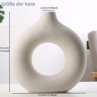 Sightday modern kerámia váza pampafűhöz, bézs dekorációs váza otthonhoz és irodához 3