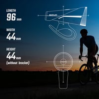 Sada cyklistických svetiel SIGMA Aura 100/Blaze Link s držiakom na skrutku, automatickou reguláciou jasu, 100-luxovým predným svetlom a funkciou brzdového svetla 4