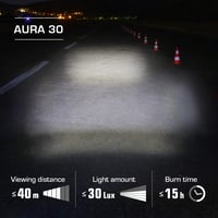 Sigma Aura 30 & Curve LED kerékpárlámpa szett, elöl-hátul, vízálló, StVZO 8