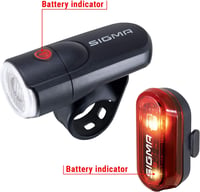 Sigma Aura 30 & Curve LED kerékpárlámpa szett, elöl-hátul, vízálló, StVZO 4