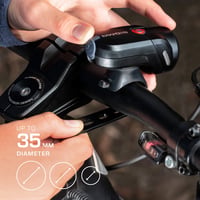 SIGMA Sport Aura 35 LED kerékpár első lámpa, 35 lux, StVZO - fekete 5