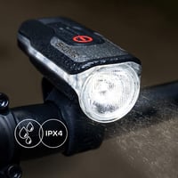 Predné svetlo na bicykel Sigma Aura 80 USB, 80 luxov, homologizácia StVZO, nabíjateľné, 4 svetelné režimy, dosah 90 m, čierne 7