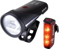 SIGMA Aura LED Akkuleuchten kerékpár lámpa szett - 100Lux 2