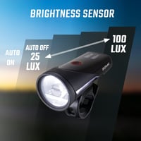SIGMA Aura LED Akkuleuchten kerékpár lámpa szett - 100Lux 4