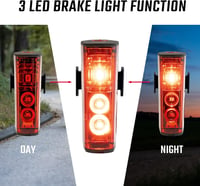 SIGMA Aura LED Akkuleuchten kerékpár lámpa szett - 100Lux 7