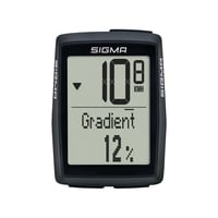 Káblový cyklopočítač Sigma BC 14.0 WR so 14 funkciami, barometrickým meraním nadmorskej výšky, ideálny na horské túry, čierny, s veľkými tlačidlami a prehľadným displejom 1