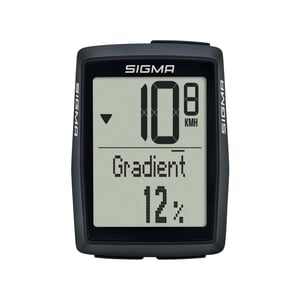 Sigma BC 14.0 WR žičano biciklističko računalo s 14 funkcija, barometarskim mjerenjem visine za brdski biciklizam, crno, veliki gumbi, pregledan zaslon