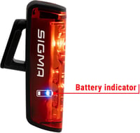 Sigma Blaze hátsó lámpa fekete unisex kerékpárhoz 4