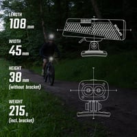 Nabíjateľné čelové svetlo na prilbu SIGMA Buster 1600HL – 1600 lúmenov, cyklistické svetlo na prilbu 8