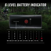Nabíjateľné čelové svetlo na prilbu SIGMA Buster 1600HL – 1600 lúmenov, cyklistické svetlo na prilbu 5