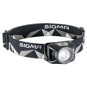 SIGMA Headled II naglavna svjetiljka – s 4 načina rada, crna, za biciklizam i aktivnosti na otvorenom