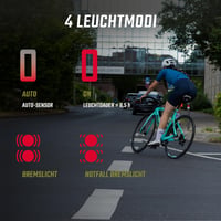 Lampă spate pentru bicicletă SIGMA HIRO 70 COB cu funcție de stop – conformă cu normele rutiere, cu omologare StVZO 6