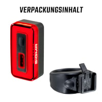 Lampă spate pentru bicicletă SIGMA HIRO 70 COB cu funcție de stop – conformă cu normele rutiere, cu omologare StVZO 2