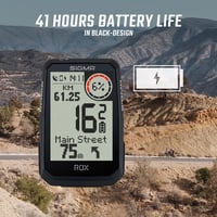 Cyklocomputer Sigma ROX 4.0 Endurance čierny – 41h výdrž batérie, ANT+ a BLE, 30 funkcií, kompatibilný s elektrobicyklami, nabíjanie cez USB-C 4