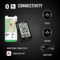 Cyklocomputer SIGMA ROX 4.0 SE Special Edition s GPS, navigáciou a meraním nadmorskej výšky, držiakom Overclamp Butler, kompatibilný s elektrobicyklami, čierny 8