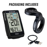 Cyklocomputer SIGMA ROX 4.0 SE Special Edition s GPS, navigáciou a meraním nadmorskej výšky, držiakom Overclamp Butler, kompatibilný s elektrobicyklami, čierny 3