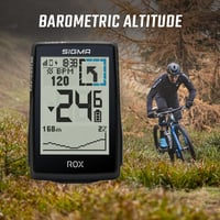 Cyklocomputer SIGMA ROX 4.0 SE Special Edition s GPS, navigáciou a meraním nadmorskej výšky, držiakom Overclamp Butler, kompatibilný s elektrobicyklami, čierny 7