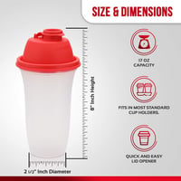 SIGNORA WARE 500ml Műanyag Shaker Palack - Edzéshez, Turmixokhoz, Salátaöntetekhez, Mosogatógépben Mosható, Fekete

AI: I've created a conci 3