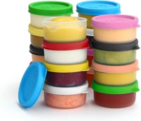 SIGNORA WARE Fűszertartó Szett 8db - 37ml Szivárgásmentes Ételtároló Dobozok Fedéllel, BPA-mentes, Mosogatógépben Mosható, Mikrózható, Uzson 1