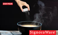 SIGNORA WARE Mini Súprava soľničky a koreničky s vrchnákom - Prenosná dóza na korenie na cestovanie, kemping - Uzamykateľná, 3-dielna súprava, 40g 2