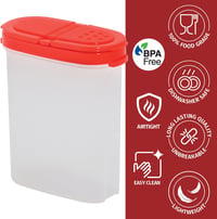Signoraware Prémium Fűszertartó Készlet - 8 db Légmentes, BPA-mentes Tárolódoboz Konyhába, Kempingezéshez - Kerek, Mikrohullámú Sütőben Hasz 6