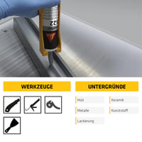 Sika Sikaflex-522 čierny pružný tmel a lepidlo 300 ml – Neúplné (bez čiernej koncovky) — Bez čiernej koncovky (stav: pozri 2. obrázok) 7