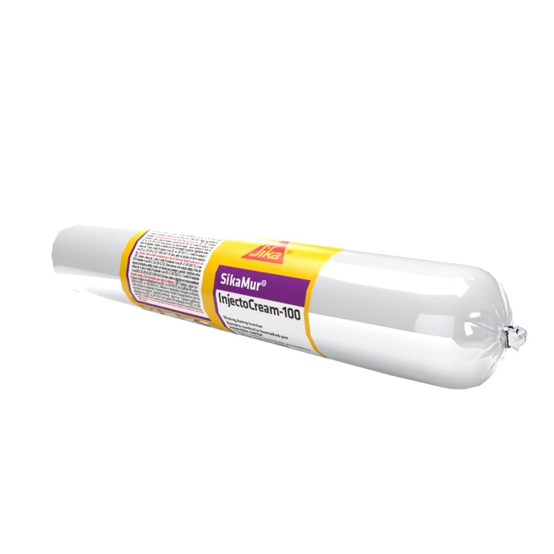 Sika SikaMur InjectoCream-100 krema za injektiranje protiv kapilarne vlage - 600 ml