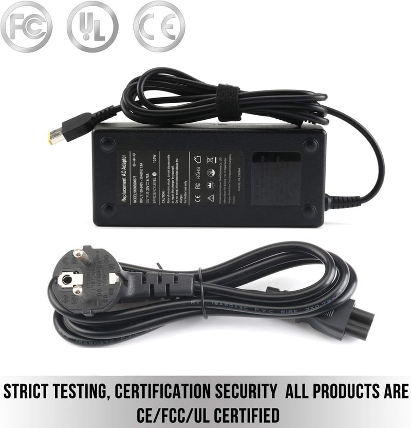 SiKER 135W Laptop Töltő Lenovo IdeaPad Y40-70 Y50-70 Y70-70 ThinkPad T440P T460P T530 T540 T560 P50 Adapter Tápegység