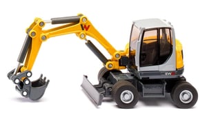 Siku 3560 Wacker Neuson EW65 kolesové rýpadlo - 1:50 - žlté