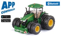 Siku 6735 Traktor na diaľkové ovládanie John Deere 7290R, zelený, mierka 1:32, ovládanie cez Bluetooth aplikáciu, odnímateľné dvojité pneumatiky, kov/plast 3