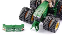 Siku 6735 Traktor na diaľkové ovládanie John Deere 7290R, zelený, mierka 1:32, ovládanie cez Bluetooth aplikáciu, odnímateľné dvojité pneumatiky, kov/plast 6