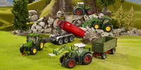 Obojstranný sklápač Siku 6781 Fortuna v mierke 1:32, model na diaľkové ovládanie – pre vozidlá Siku Control, kov a plast, zelený 7