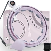 Silencomfort Smart Hula Hoop - Csendes Fitnesz Karika Számláló Kijelzővel - 16 Részes Állítható Derékbőség - Masszírozó Súlygolyóval - Fogyá 1