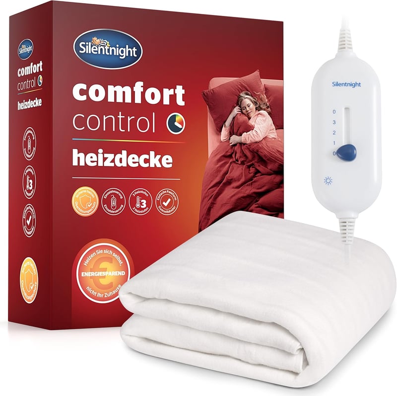 Silentnight Comfort Control 140x150 cm elektromos ágymelegítő 3 fokozatú hőszabályzással - 140x150cm