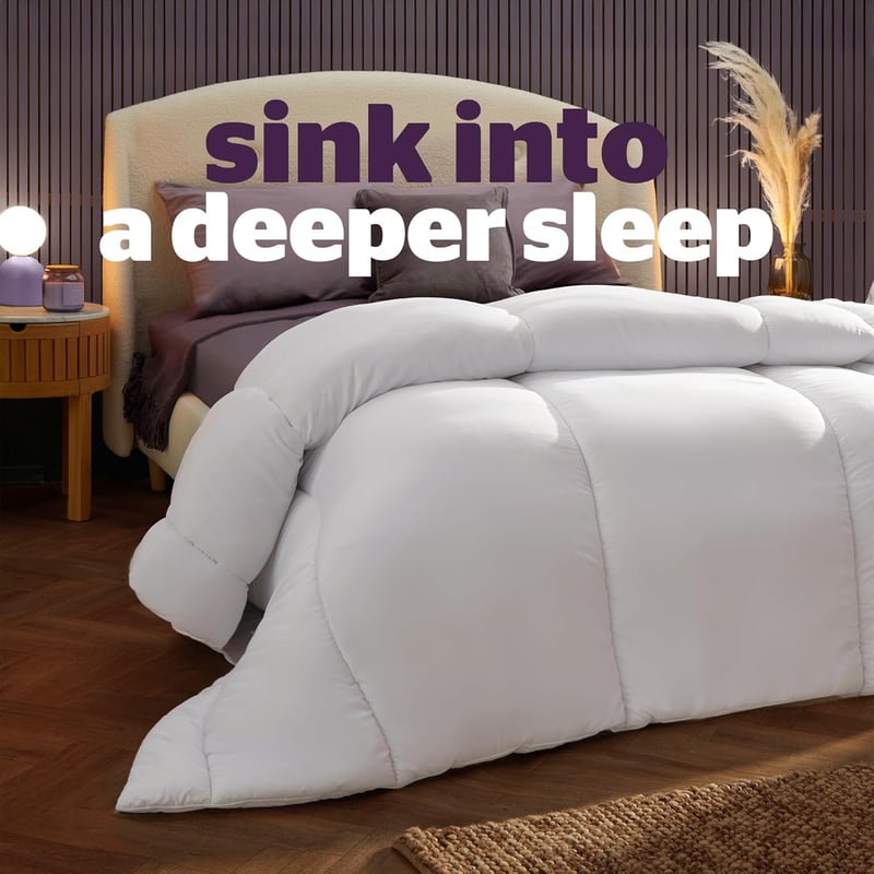 Silentnight Deep Sleep 10.5 Tog Paplan Fehér Dupla Méret - Doppelbett, 10.5 tog