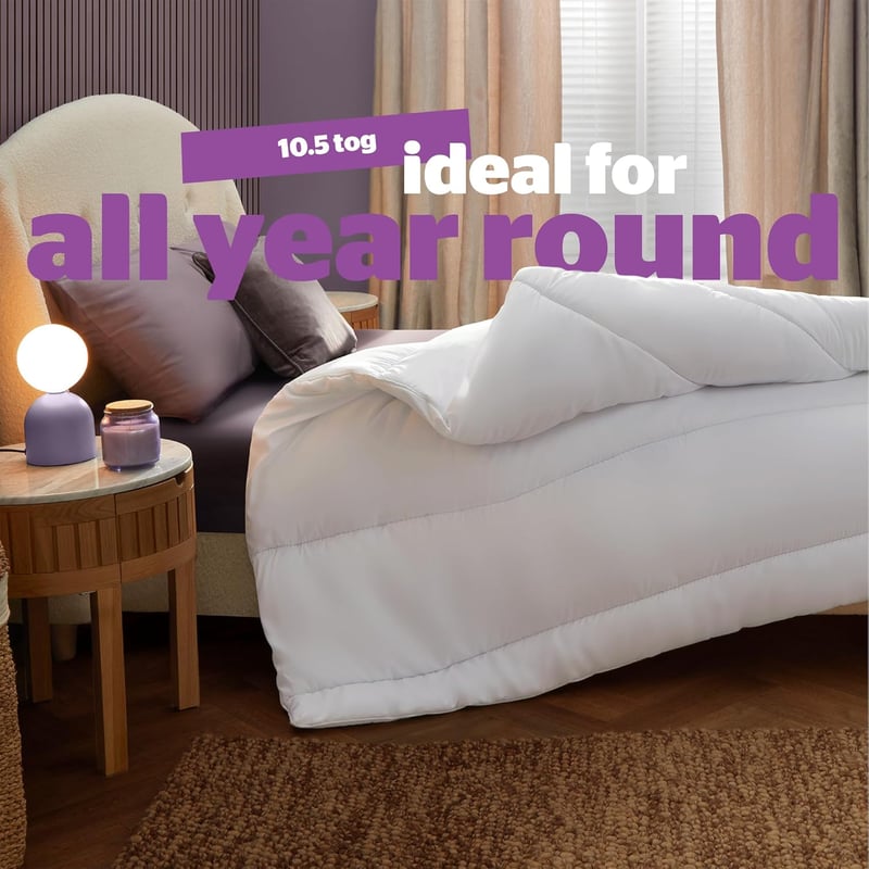 Silentnight Deep Sleep 10.5 Tog Paplan Fehér Dupla Méret - Doppelbett, 10.5 tog