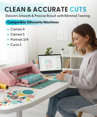 Silhouette America AutoBlade Vágókés Cameo 4-hez – Fehér, Automatikus Pengéjű Precíziós Vágó 4