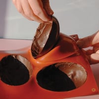 Silikomart SF041 Szilikon Forma Fél Tojás 5 Üregű Tortához Tapadásmentes - Egg 3
