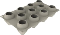 Silikomart Tojás Forma 11 Üregű Szilikon Sütőforma Desszerthez 53x67mm 4