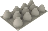 Silikomart Tojás Forma 11 Üregű Szilikon Sütőforma Desszerthez 53x67mm 2