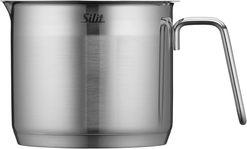 Silit Tejfőző Edény 14cm 1,7L Rozsdamentes Acél Üvegfedővel Indukciós