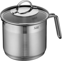 Silit Tejfőző Edény 14cm 1,7L Rozsdamentes Acél Üvegfedővel Indukciós 1