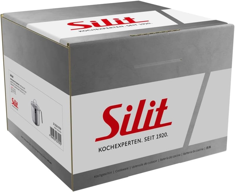 Silit Tejfőző Edény 14cm 1,7L Rozsdamentes Acél Üvegfedővel Indukciós