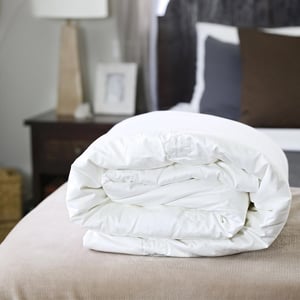 Silk Bedding Direct svilena navlaka za madrac s pamučnim rubom - bijela - 190x90 cm