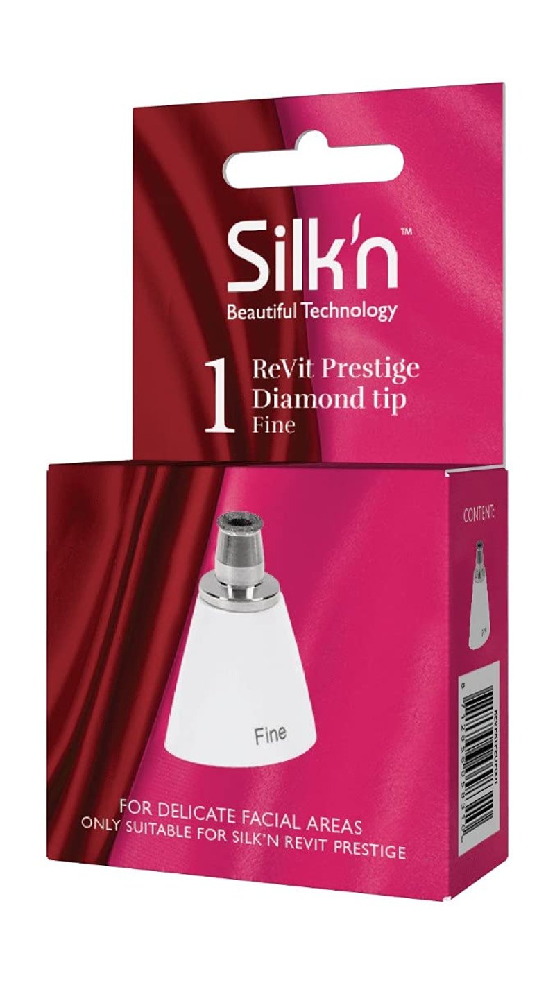 Capăt de exfoliere cu diamant fin Silk'n ReVit Prestige – Alb, 1 buc. – Rezervă pentru exfoliant facial pentru zone sensibile