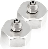 Silkwish Hűtőszekrény Vízcsatlakozó Adapter 3/4" - 1/4" Sárgaréz 2db 1