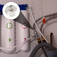 Silkwish Hűtőszekrény Vízcsatlakozó Adapter 3/4" - 1/4" Sárgaréz 2db 5